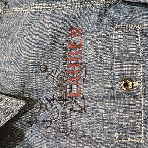 Ralph Lauren Denim Blouse - Picture 9 of 16